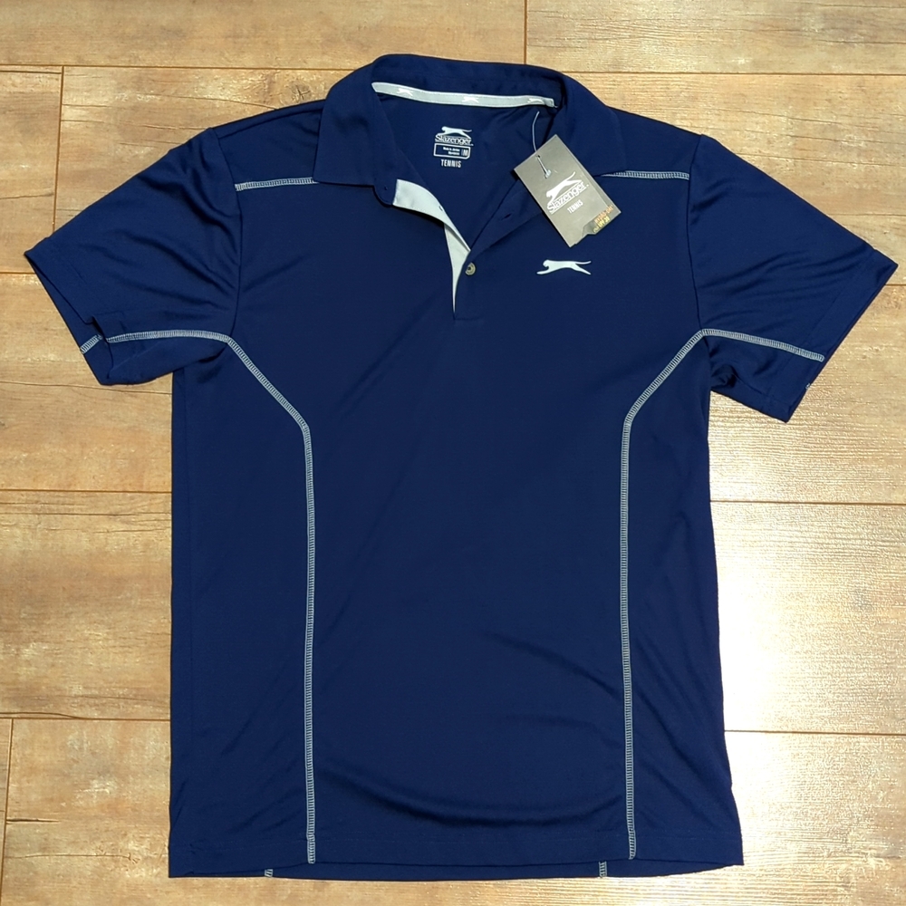Slazenger Medium Tennis Shirt Blue